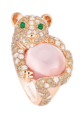 Boucheron Shibli 幼獅戒指,1,200,000元。